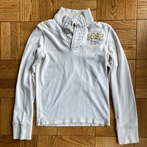Abercrombie & Fitch long sleeve button sweatshirt